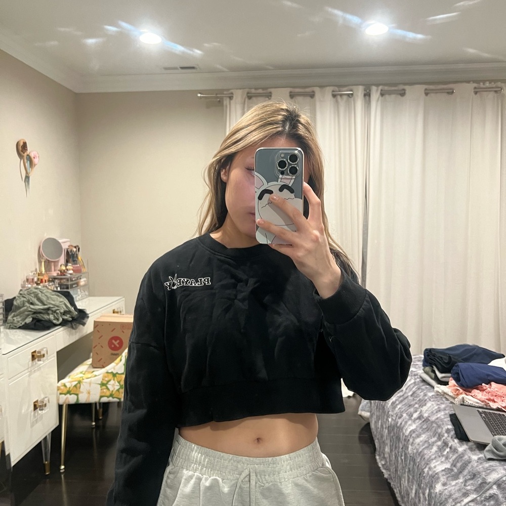 Cropped Playboy Sweater